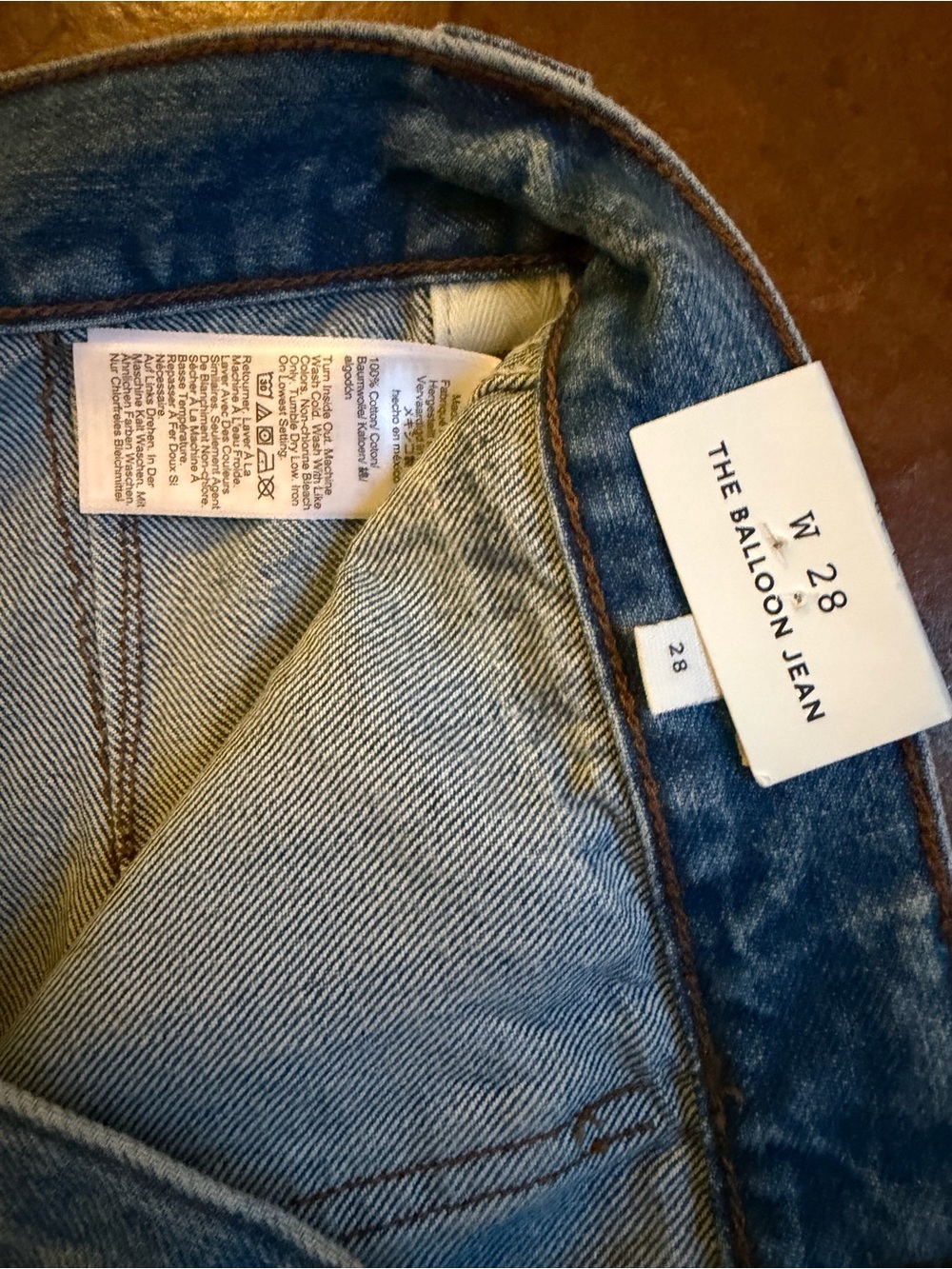 MADEWELL SIZE 28 The Balloon Jean NY983 $148 - Picture 9 of 9